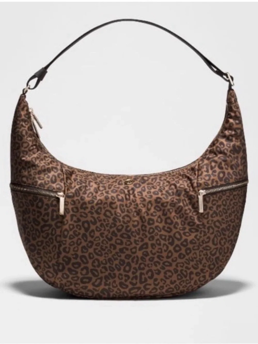 lululemon athletica Brown and Black Leopard Print Hobo Bag - Picture 8 of 9